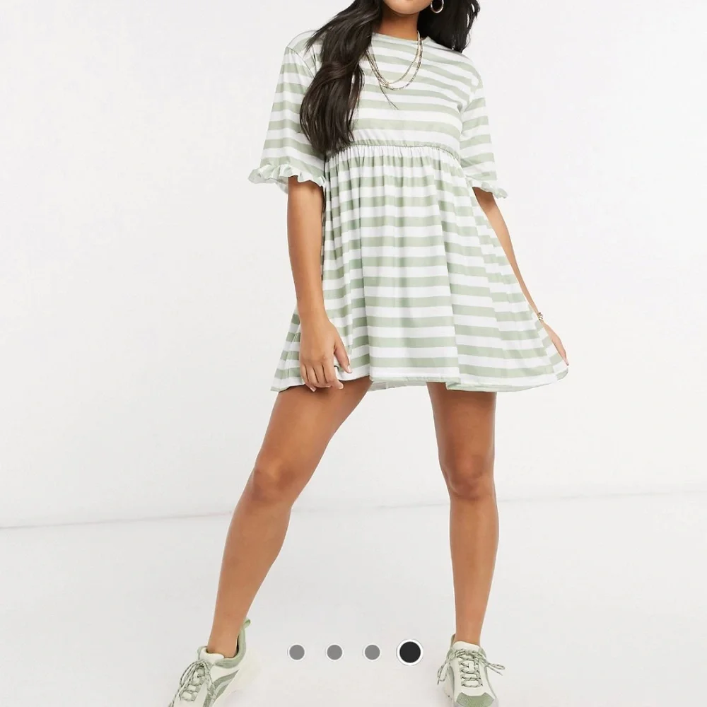 LIME STRIPE DRESS - Picture 3 of 3